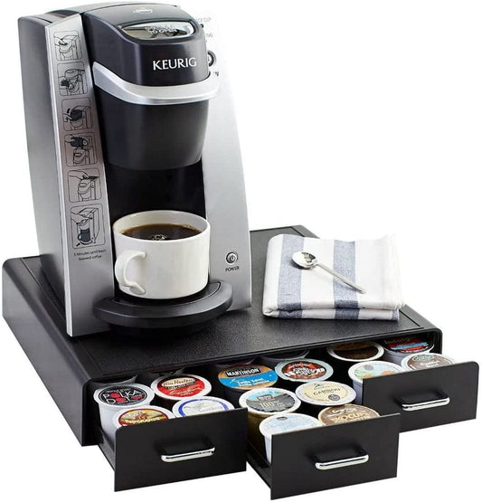 Elevate Your Coffee Ritual with Our Stylish K-Cup Storage Drawer - Organizes 36 Pods Effortlessly!
