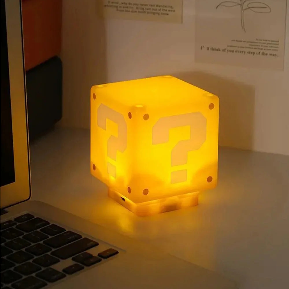  Question Mark Brick  Light with Music USB Charging 