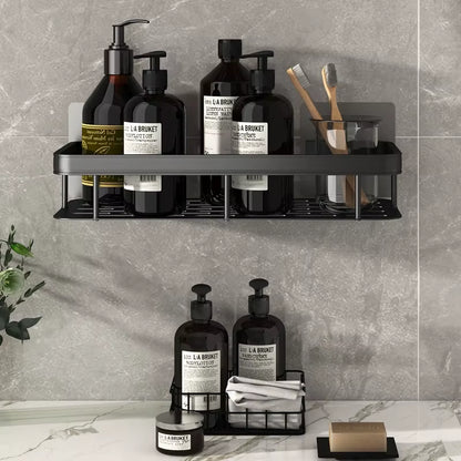 Bathroom Shelf Organizer Aluminum  No Drill Shelf