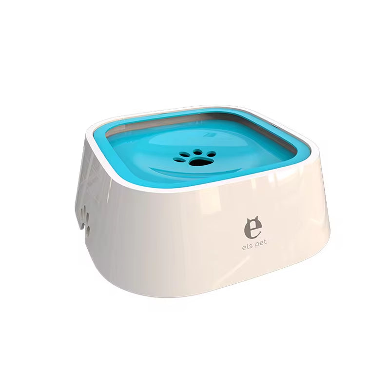 Non-Spill Anti-Overflow Dog Drinking Bowl - Splash Proof & Easy Clean 1.5L Capacity!