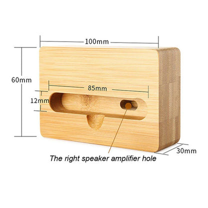 Turn Up the Volume: The Ultimate Wooden Phone Stand and Sound Amplifier for Serious Entertainment!