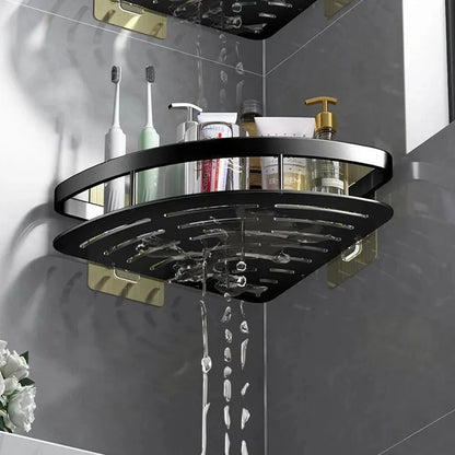 Bathroom Shelf Organizer Aluminum  No Drill Shelf