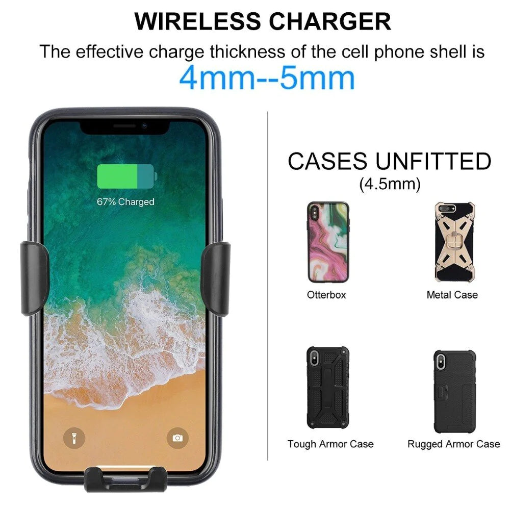 Experience Effortless Charging on the Go: Dedomon's 15W Car Wireless Charger & Magnetic Phone Holder