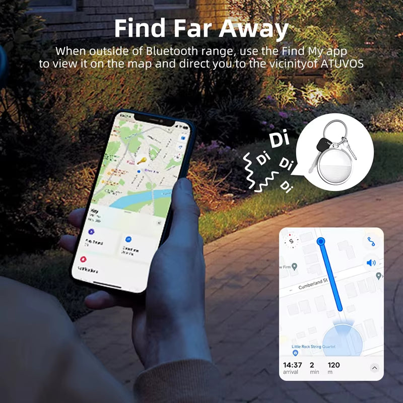 Introducing the XIAOMI Smart Bluetooth GPS Tracker - Your Ultimate Companion for Tracking Pets and Keys with Apple Find My App Compatibility!