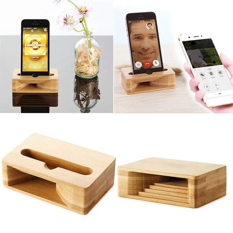 Turn Up the Volume: The Ultimate Wooden Phone Stand and Sound Amplifier for Serious Entertainment!